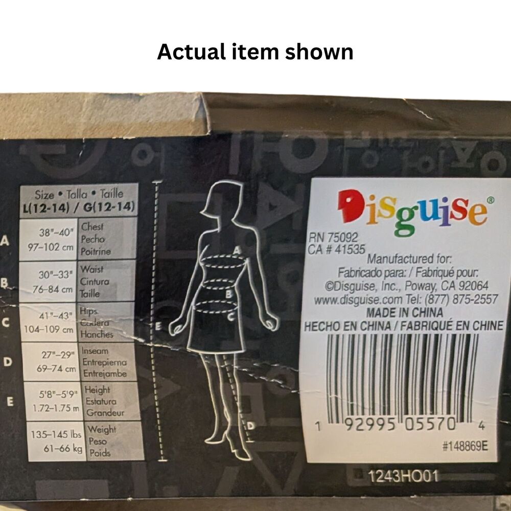 🟢 Squid Game Red Light Green Light Doll Costume Cosplay Halloween Size L - Picture 5 of 6